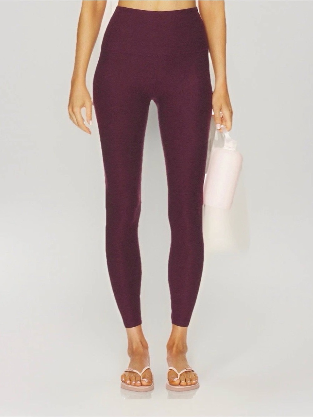 Beyond Yoga High-Waist Seamless Leggings in Plum